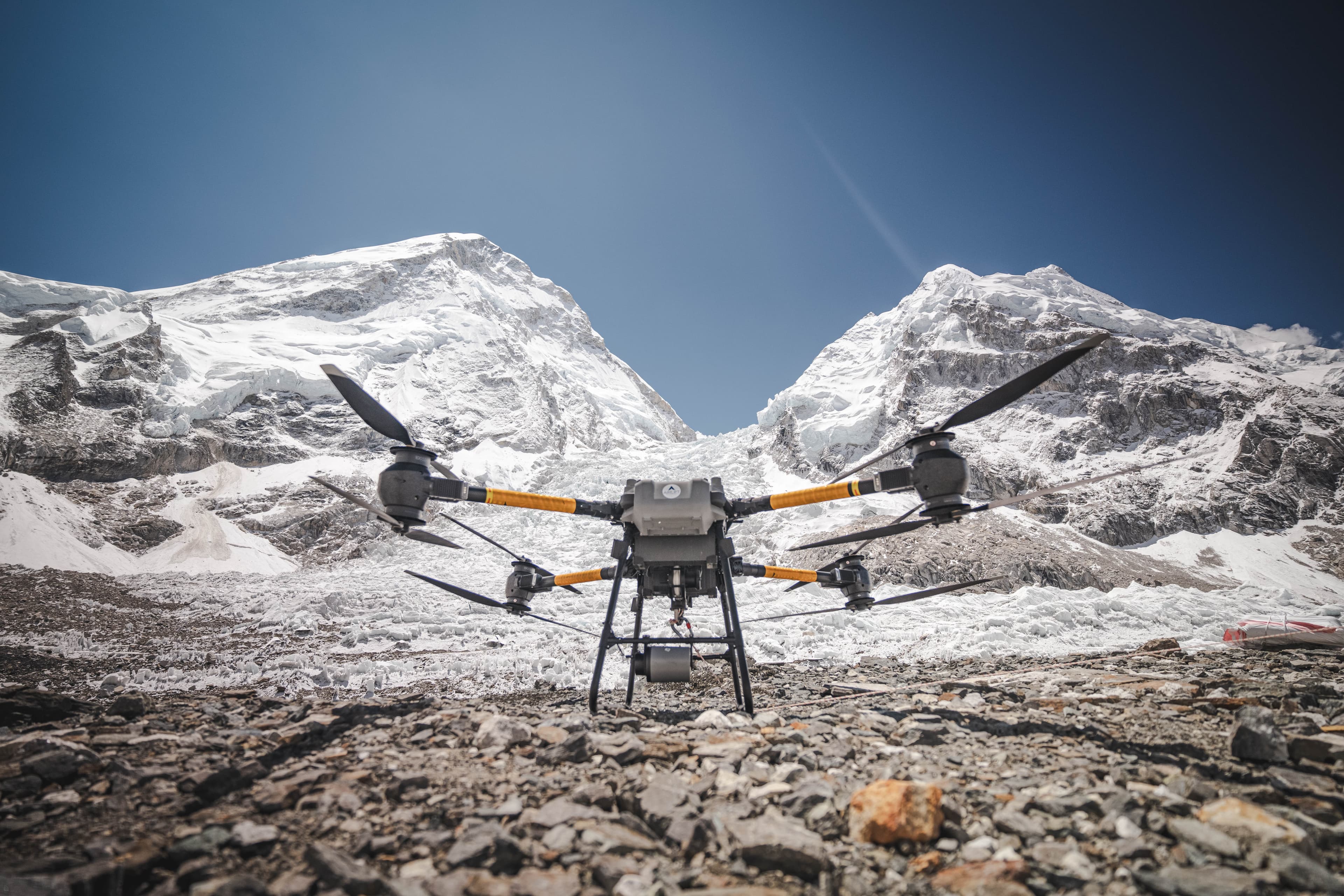 Everest's 1st Drone Delivery